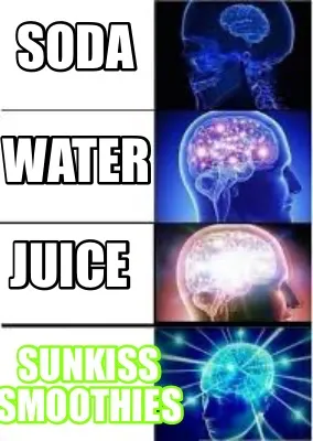 SODA SUNKISS SMOOTHIES WATER Juice