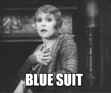 Funny Blue suit