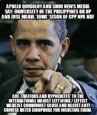 Apollo Quiboloy and SMNI News Media say: University of the Philippines or UP and