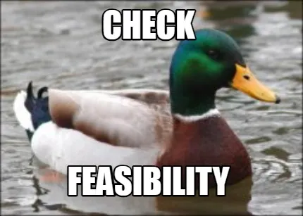 Funny Check Feasibility