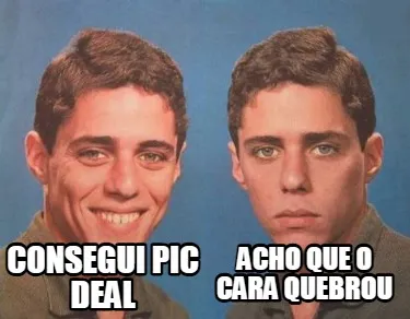 Funny Consegui PIC deal Acho que o cara quebrou