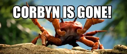 Funny Corbyn is gone!