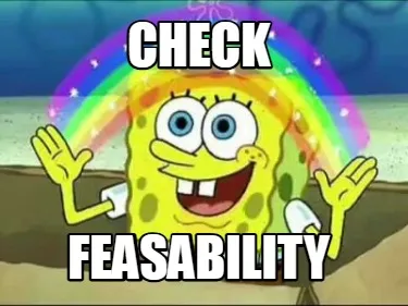 Check Feasability