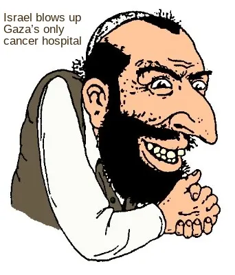 Israel blows up Gaza’s only cancer hospital