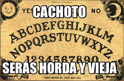 Funny Cachoto Serás horda y vieja