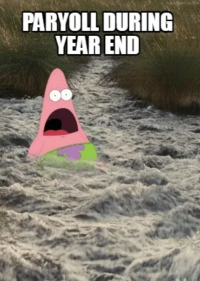 Funny paryoll during year end