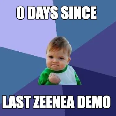 0 days since last Zeenea Demo