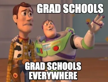 Grad schools grad schools everywhere