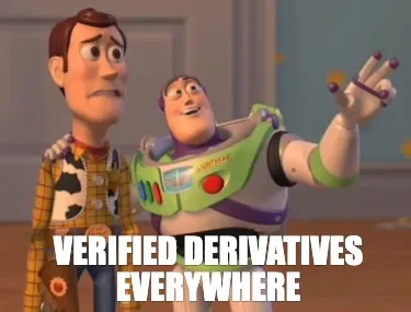 Verified Derivatives Everywhere