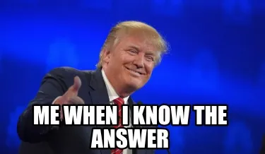 Funny me when I know the answer