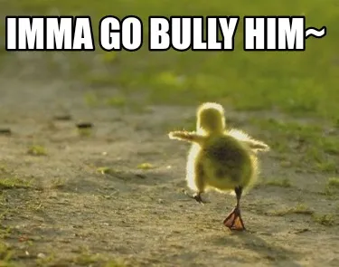 Funny Imma Go Bully Him~