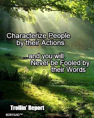 Funny Characterize People by their Actions ...and you will