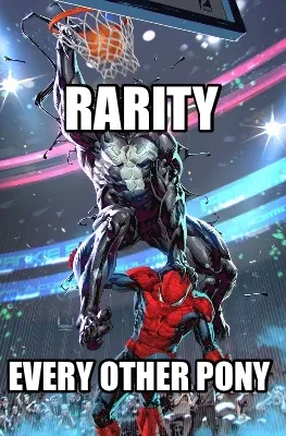 Funny Rarity Every other pony