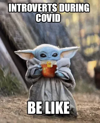 Funny Introverts during covid be like