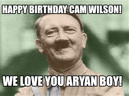 Happy Birthday Cam Wilson! We love you Aryan boy!
