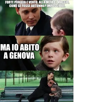 Forte pioggia e vento, alla metà di Maggio, come se fosse autunno? Impossibile.