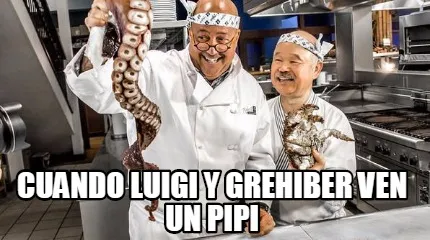 Cuando luigi y grehiber ven un pipi