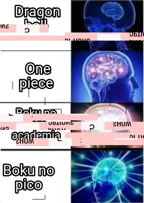 Funny Dragon ball One piece Boku no hero academia Boku no pico