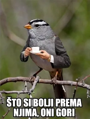 Funny Što si bolji prema njima, oni gori