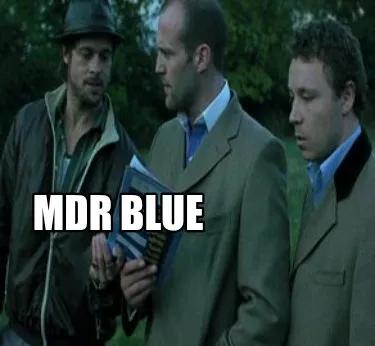 Funny MDR Blue
