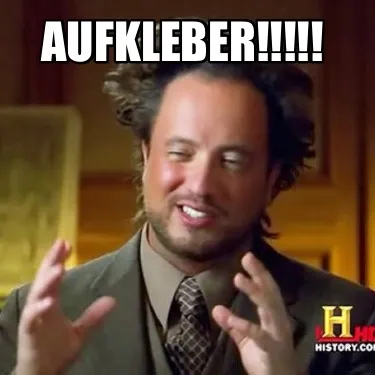 Funny AUFKLEBER!!!!!