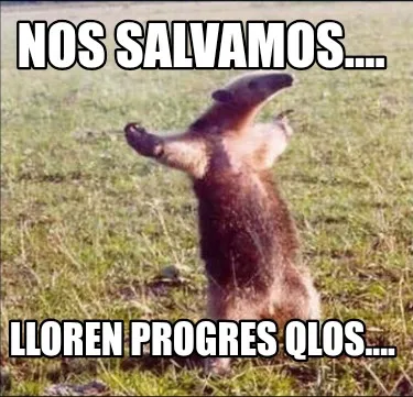 Funny Nos salvamos.... Lloren progres qlos....