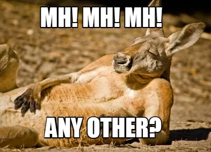 Mh! mh! mh! Any Other?