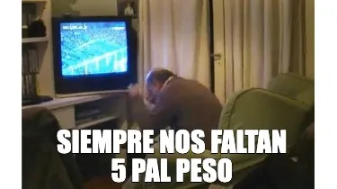 Funny siempre nos faltan 5 pal peso