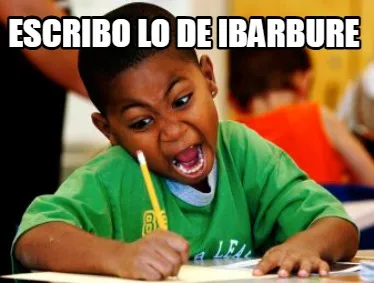 Funny escribo lo de Ibarbure