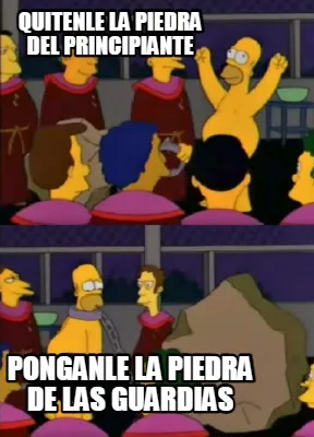 Funny Quitenle la piedra del principiante Ponganle la piedra de las guardias
