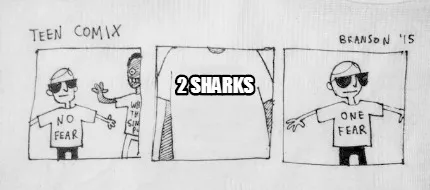 Funny 2 sharks
