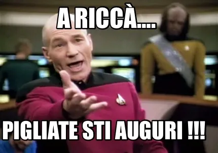 Funny A Riccà…. Pigliate sti Auguri !!!