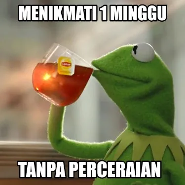 Menikmati 1 minggu Tanpa perceraian