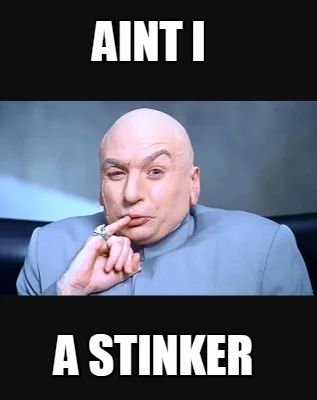 Funny Aint I a Stinker