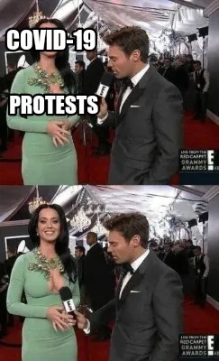 Funny covid-19 protests