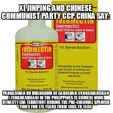Xi Jinping and Chinese Communist Party CCP China say: Pangasinan or Huangdom of
