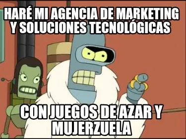 Haré mi agencia de marketing y soluciones tecnológicas Con juegos de azar y m
