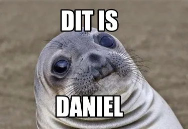 Dit is daniel