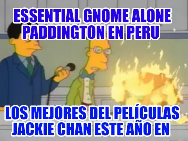 Essential gnome alone paddington en peru Los mejores del películas Jackie Chan