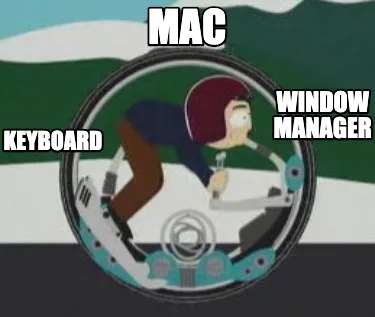 Keyboard Window manager Mac