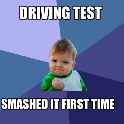 Funny DRIVING TEST SMASHED IT FIRST TIME