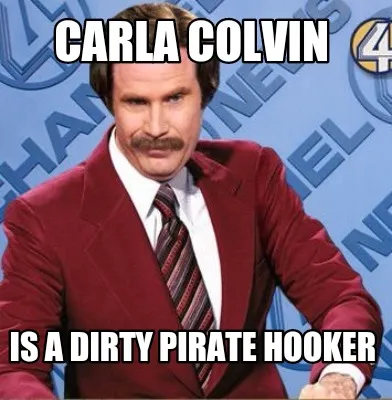 Carla Colvin Is a dirty pirate hooker