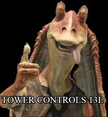 Funny tower controls 13L