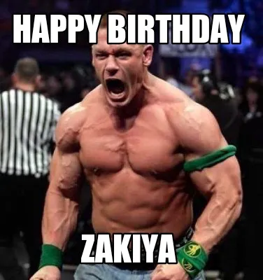 Happy Birthday Zakiya