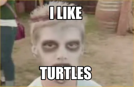 Funny I LIKE TURTLES