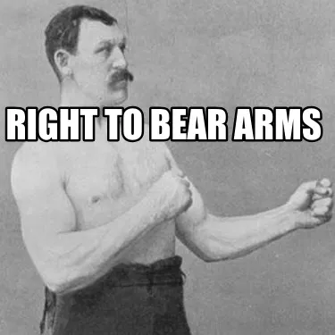 Funny Right to bear arms