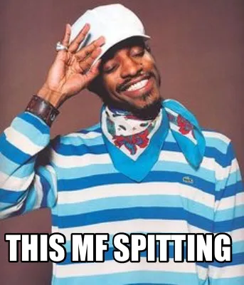 Funny This mf spitting