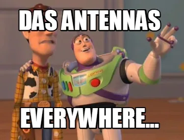 DAS Antennas everywhere...
