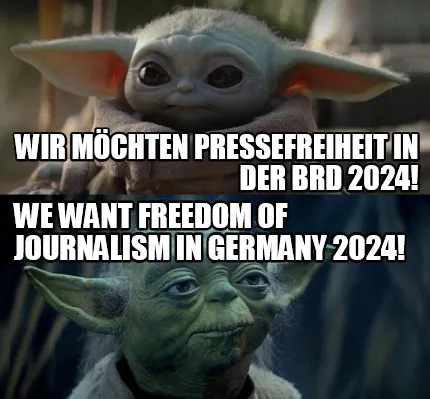 Wir Mchten Pressefreiheit In Der Brd 2024 We Want Freedom Of Journalism In Germa