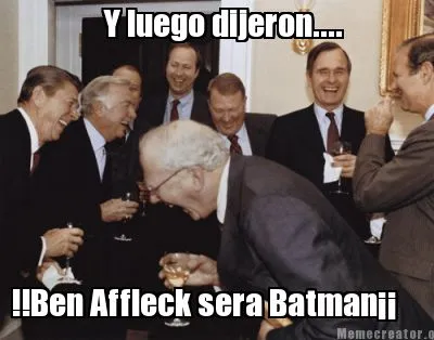 Funny Y luego dijeron.... !!Ben Affleck sera Batman¡¡